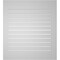 Ekena Millwork Vertical Surface Mount PVC Gable Vent: Functional, w/ 3-1/2"W x 1"P Standard Frame, 36"W x 40"H GVPVE36X4001SF - alternate 2